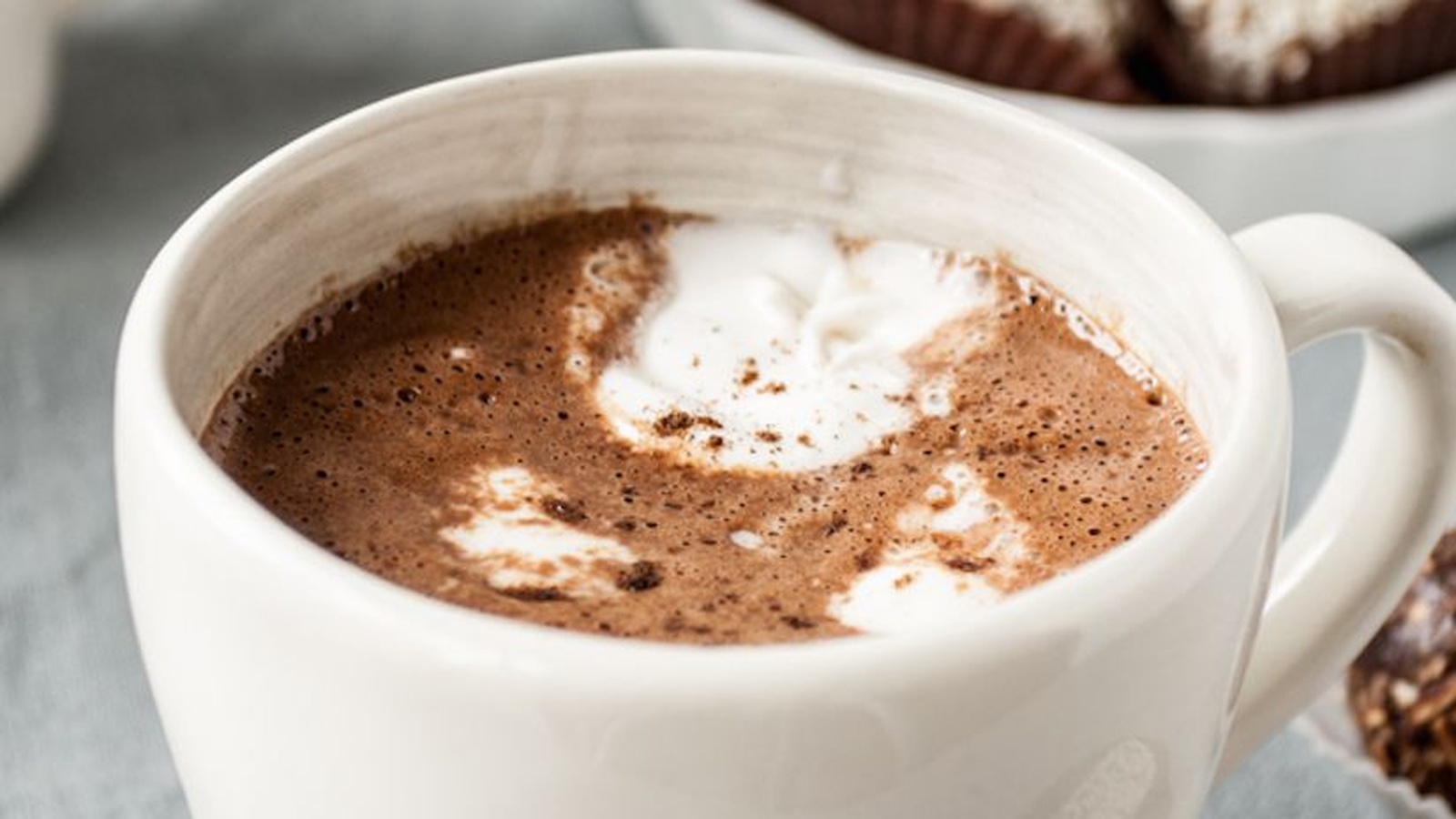 Mexican Hot Chocolate with Coconut Whipped Cream (Recipe)