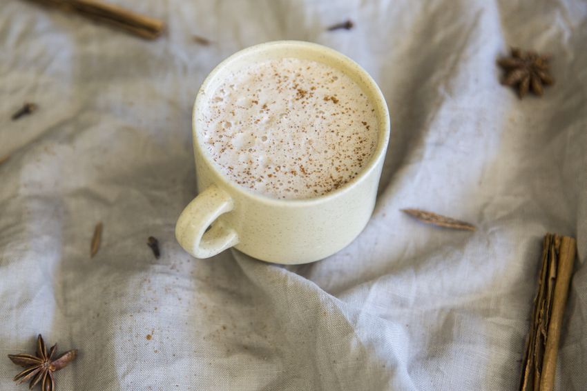 Homemade Coconut Chai Latte FOOD MATTERS®