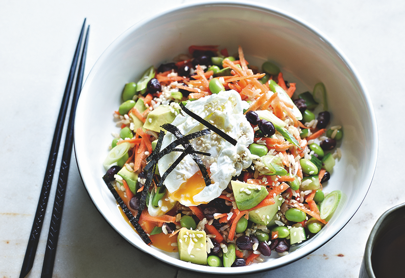 Adzuki Bean, Brown Rice And Edamame Sushi Salad FOOD MATTERS®