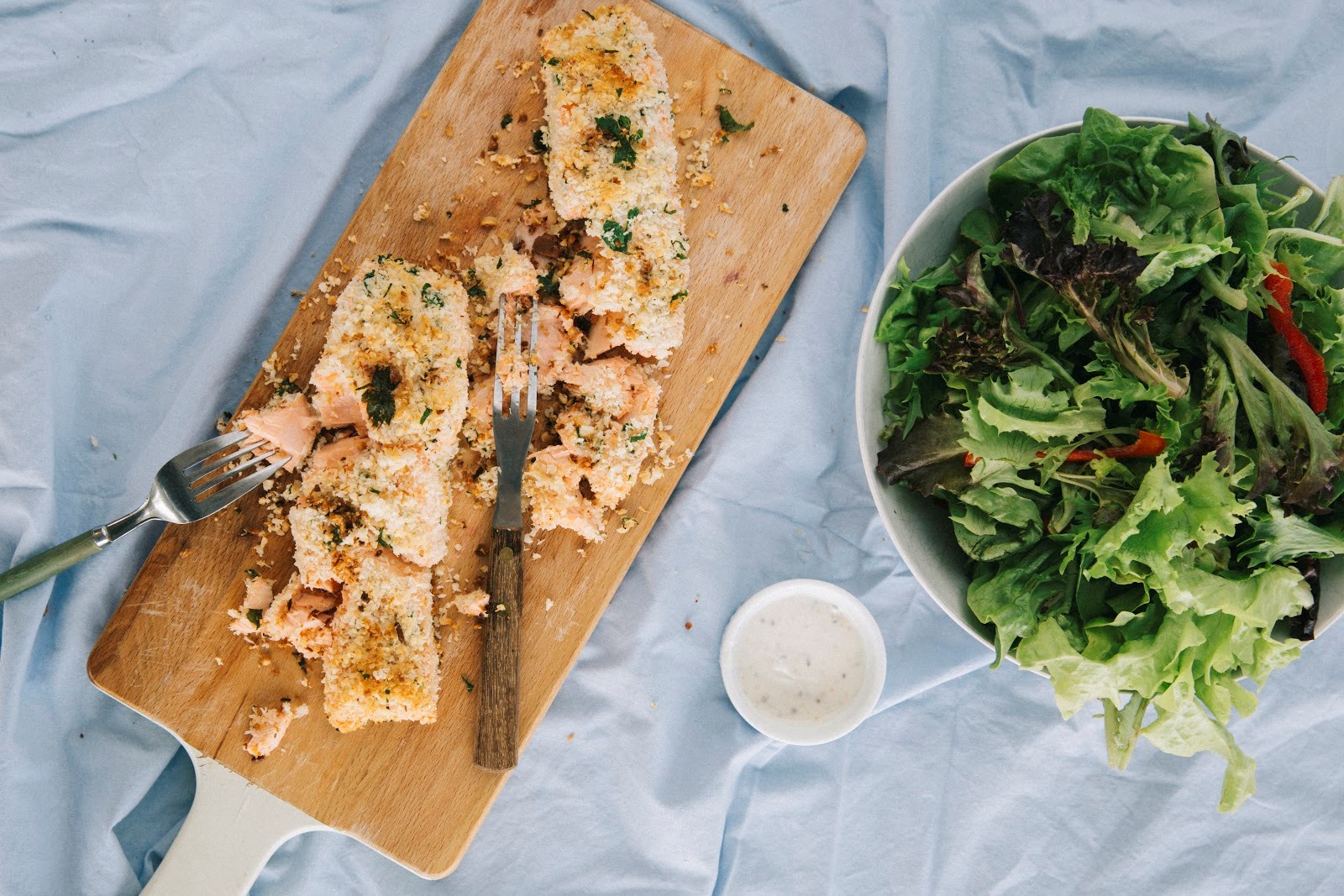 Coconut & Macadamia Crusted Salmon FOOD MATTERS®