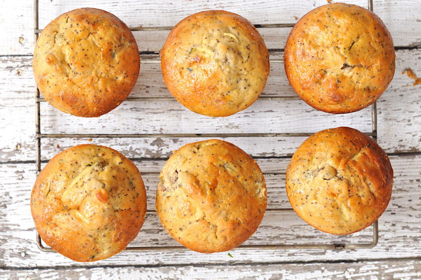 Zucchini, Lemon and Poppy Seed Muffins FOOD MATTERS®
