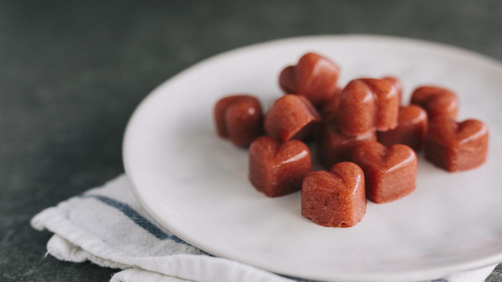 Strawberry and Lemon Gummy Hearts