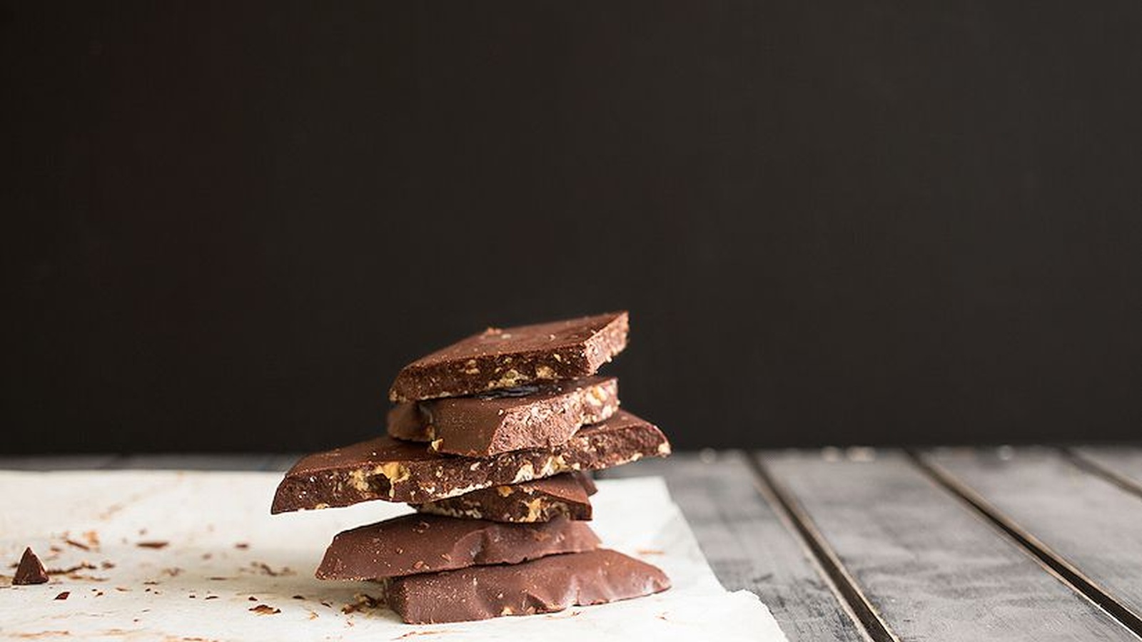 Raw Maca Chocolate Bark With Nut Butter Swirl