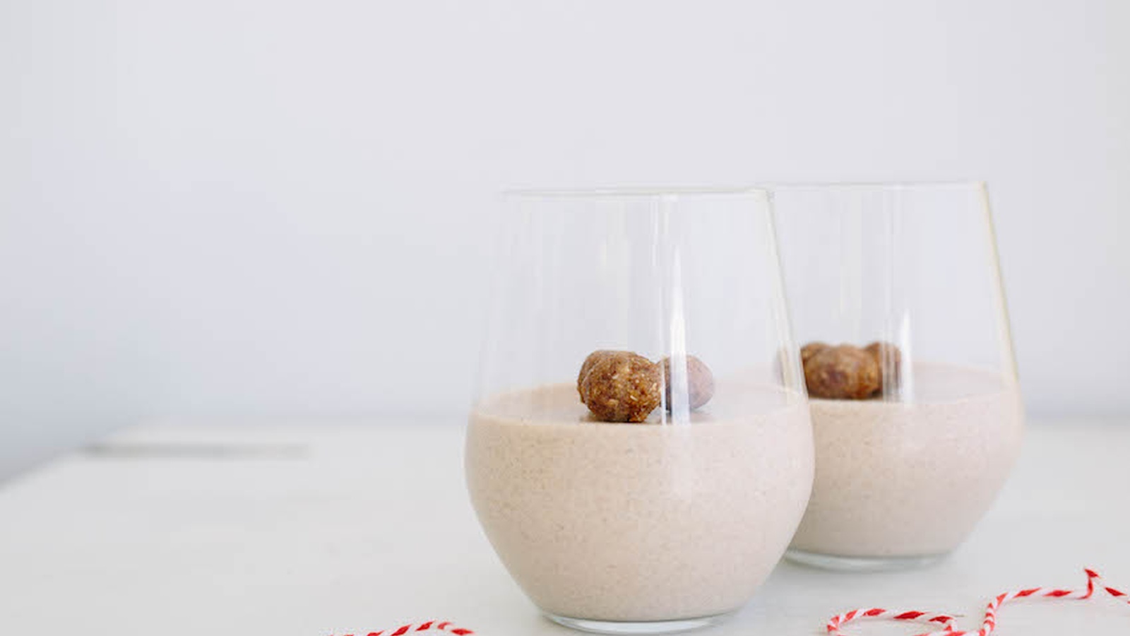 Gingerbread Mousse With Mini Gingerbread Bliss Balls
