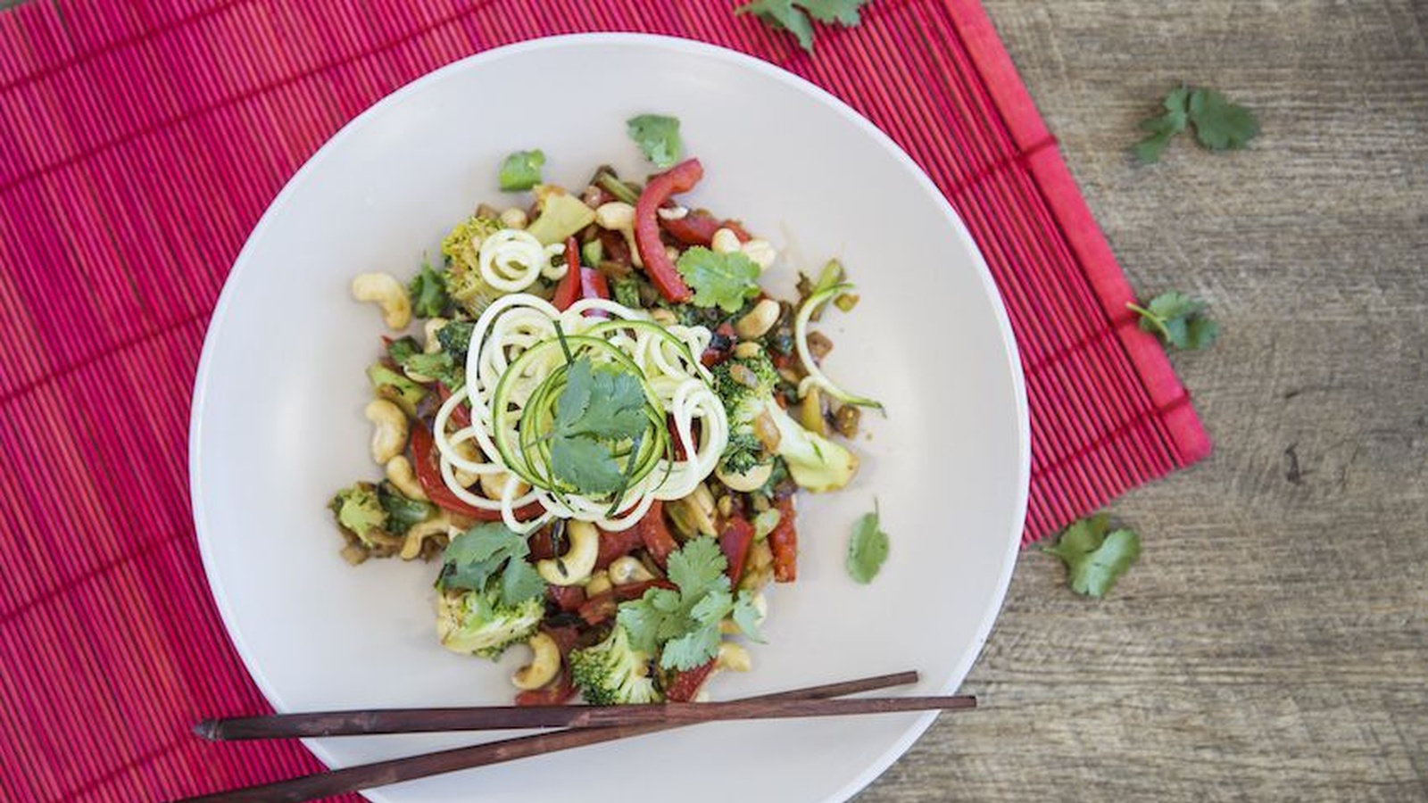 Lemon-Ginger Cashew Stir Fry