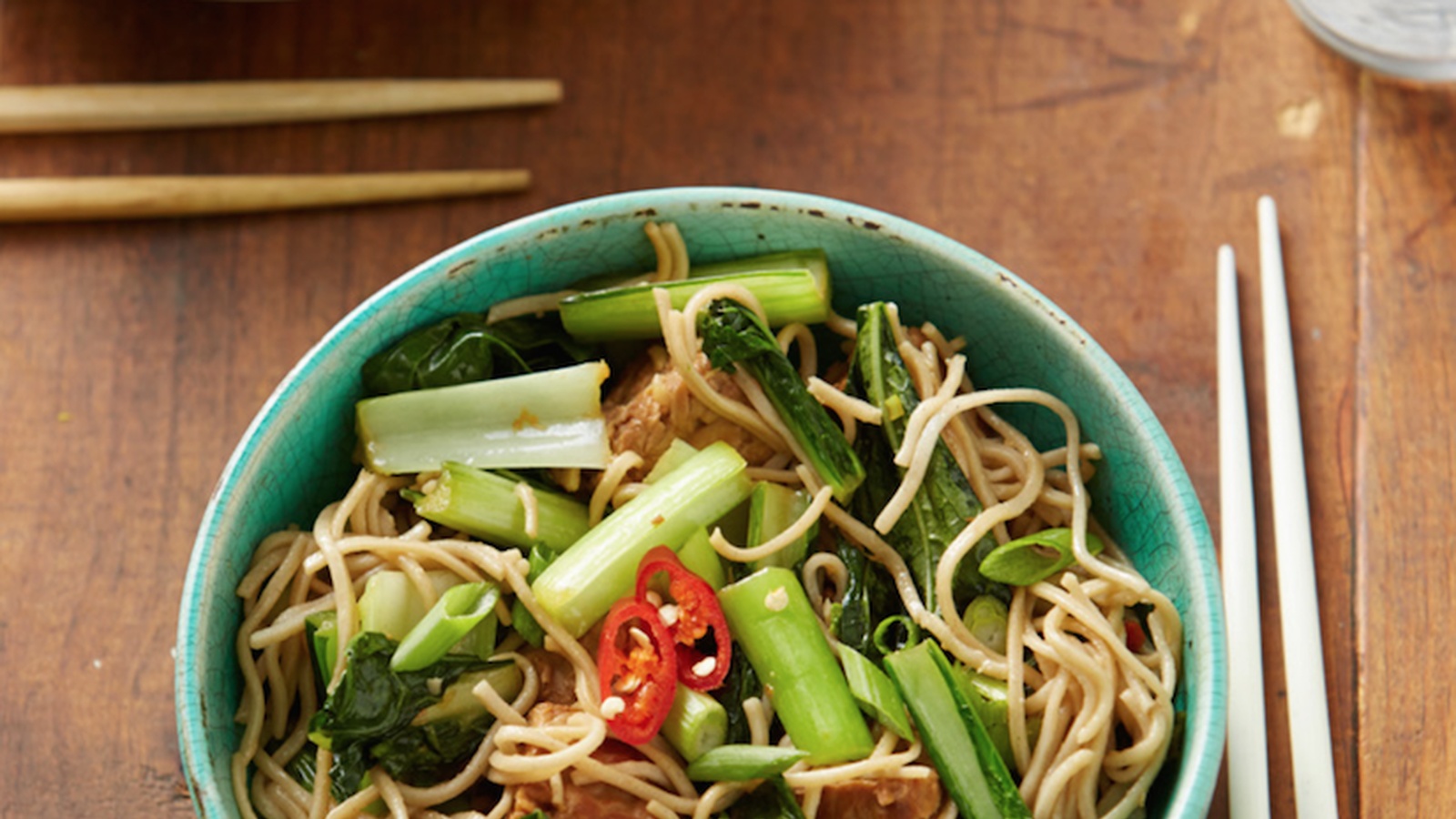 Choy Sum, Soba And Tempeh Salad (Recipe)