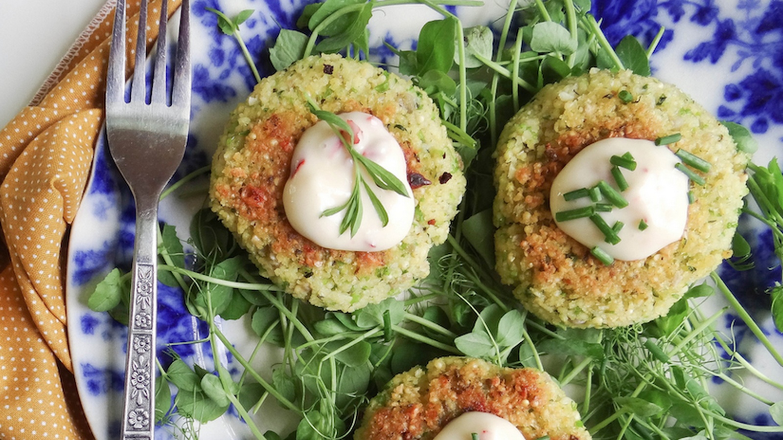 Sweet Pea Millet Cakes (Recipe)