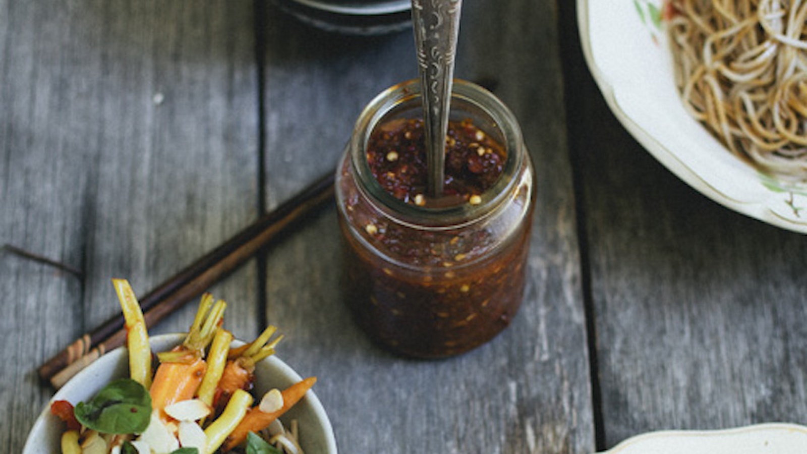 Stir-Fried Veg With Chili Ginger Chia Jam (Recipe)