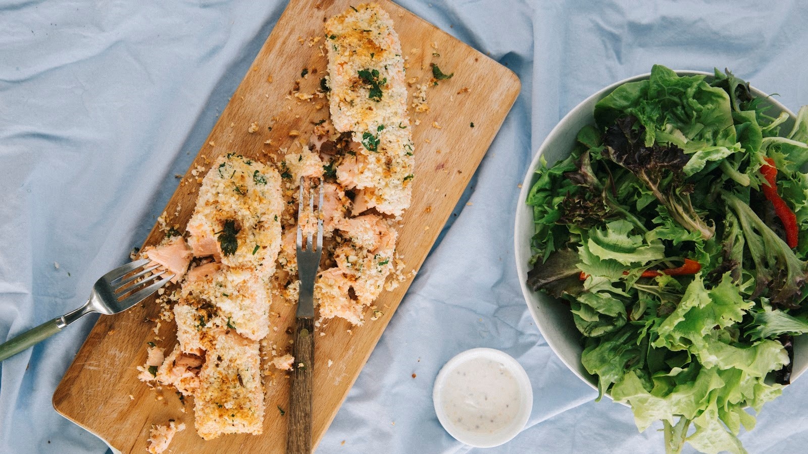 Coconut & Macadamia Crusted Salmon