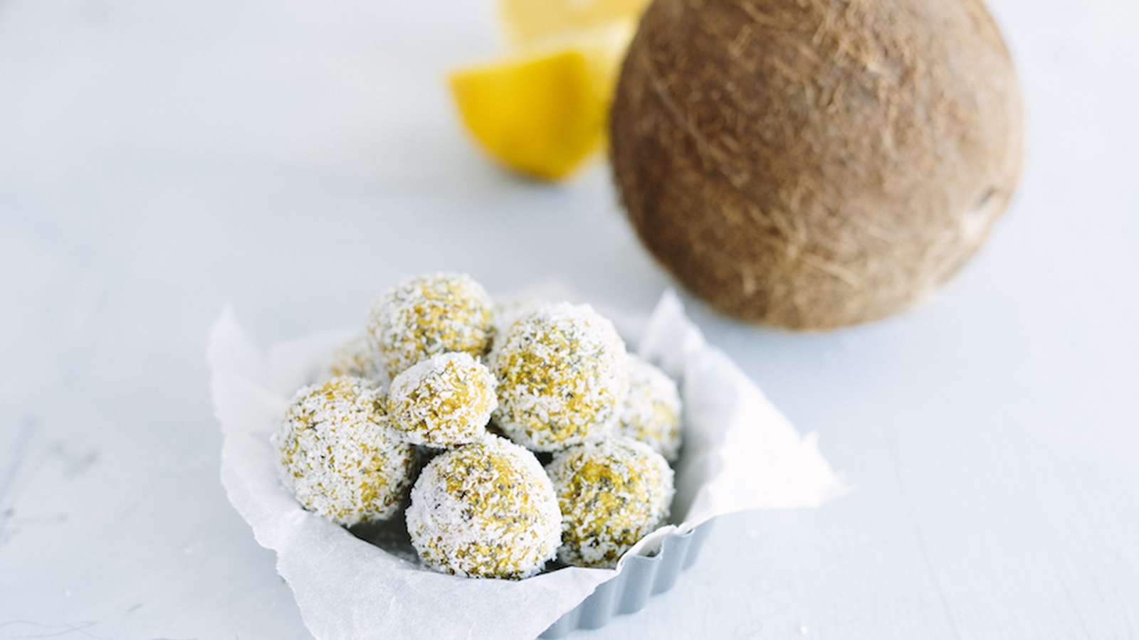 Lemon Turmeric Energy Balls