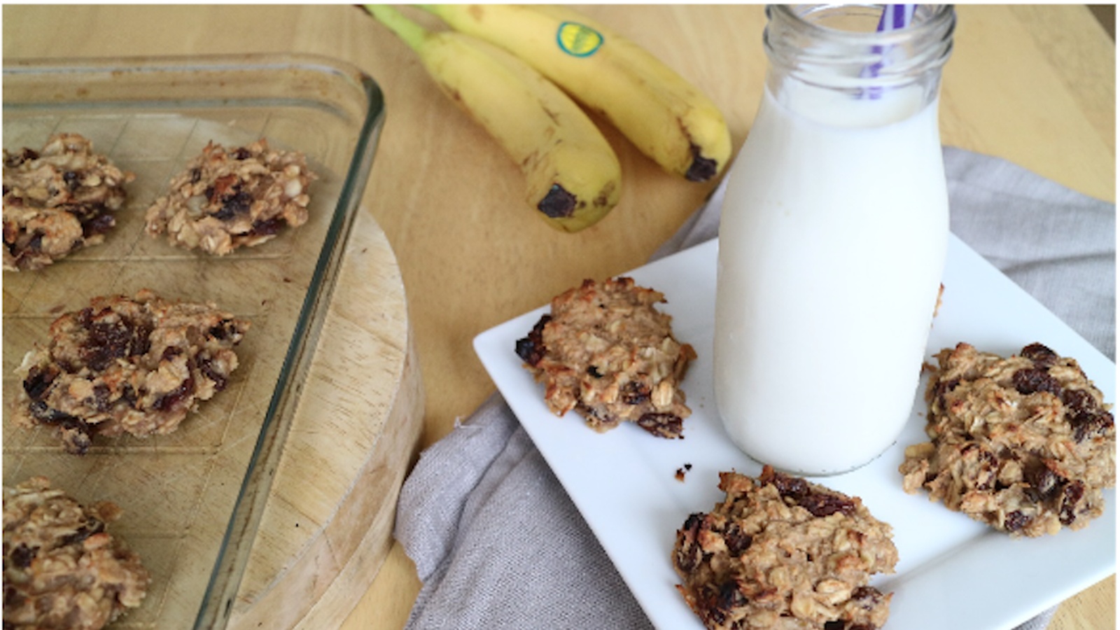 Banana & Oat Cookies