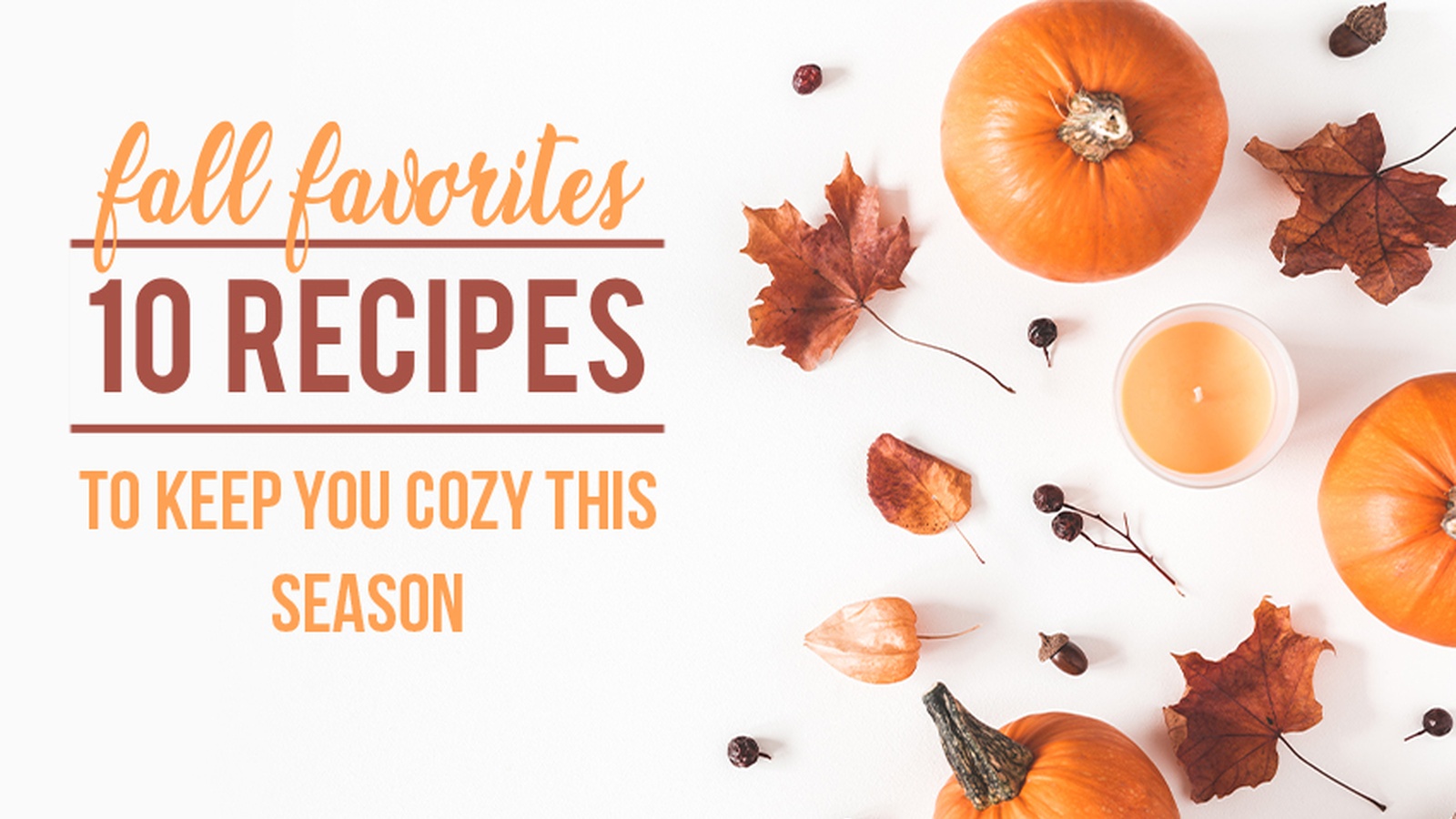 Fall Favorites: 10 Recipes to Keep You Cozy this Season