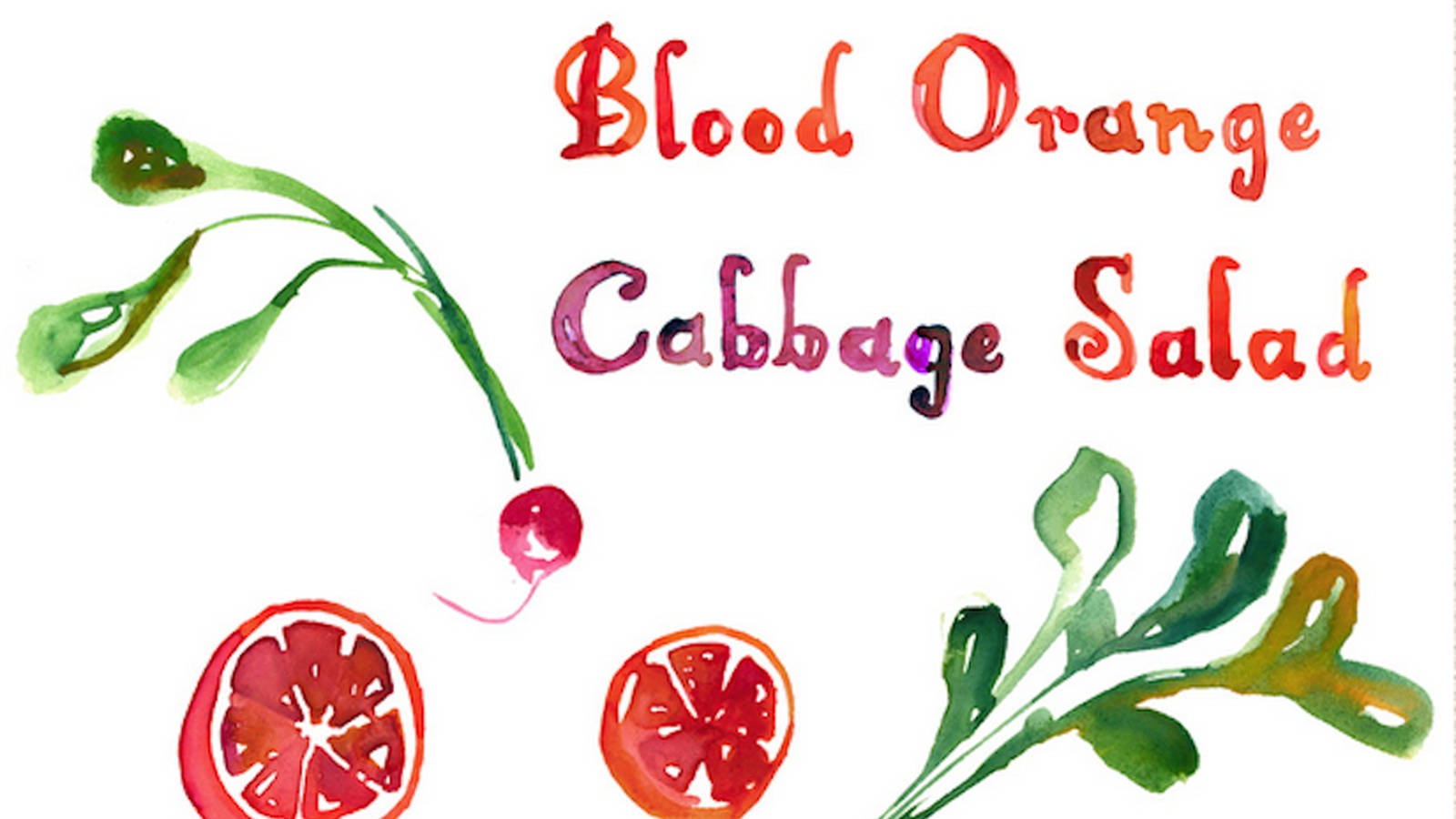 Blood Orange Cabbage Salad (Recipe)