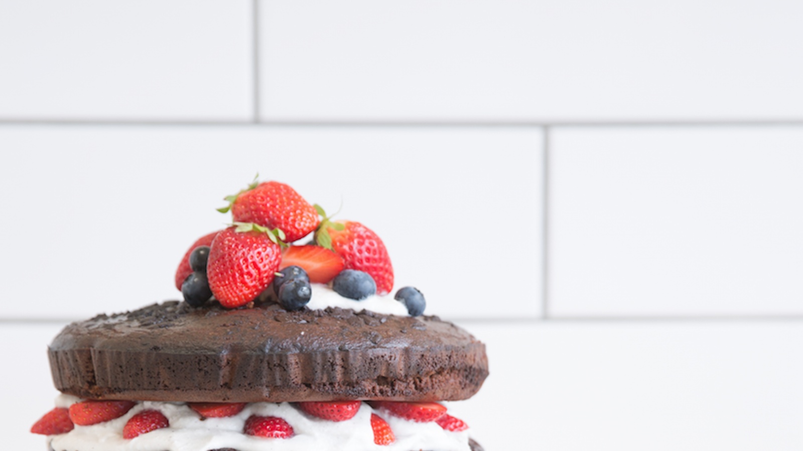 Flourless Layered Chocolate Cake