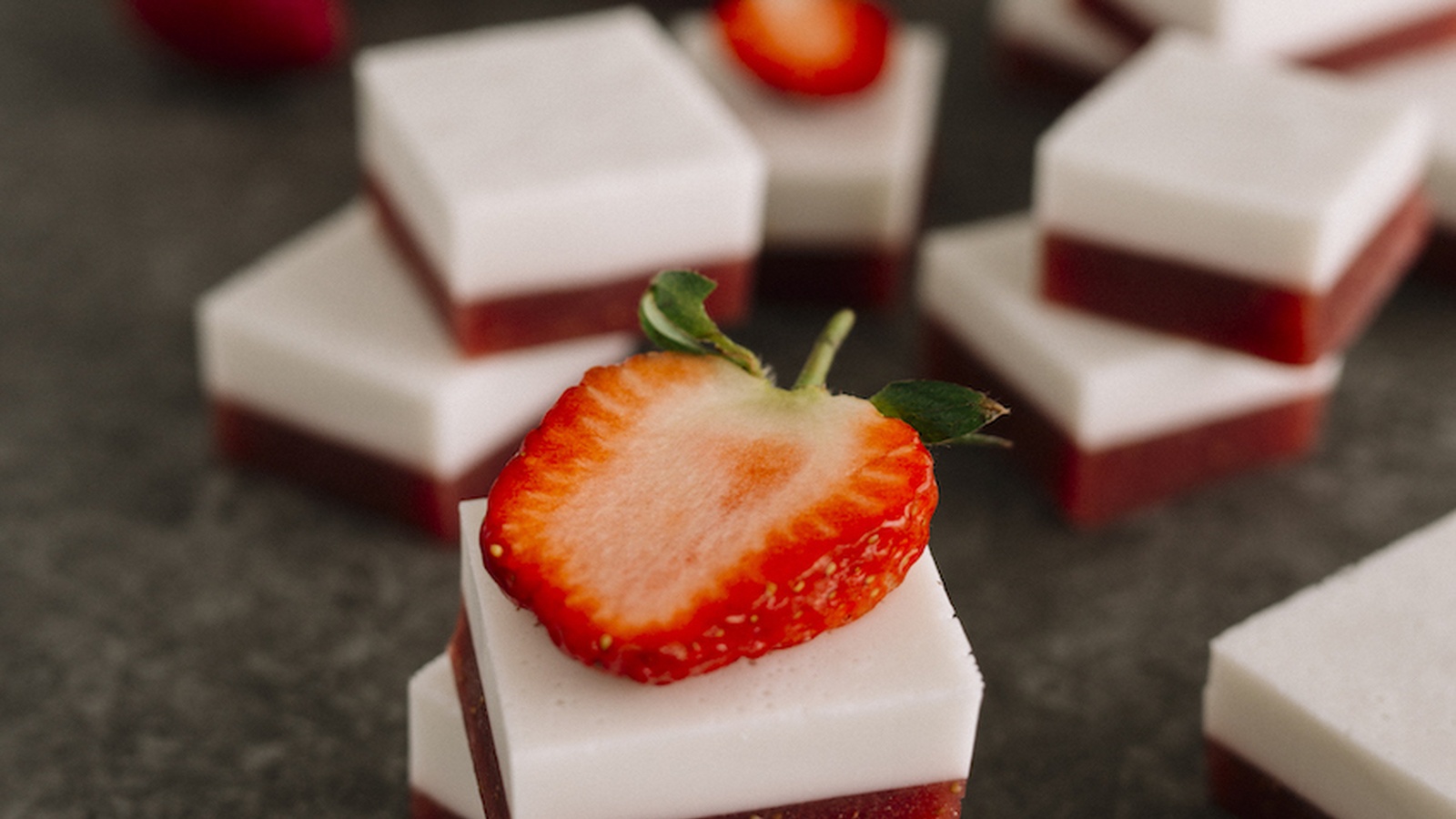 Strawberry & Coconut Layered Gummies