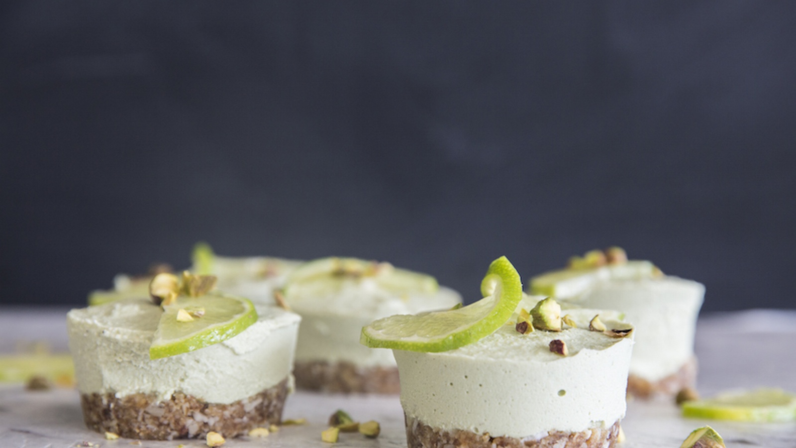 Mini Coconut & Lime 'Cheesecakes'