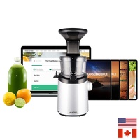 H101 Hurom Easy Clean Slow Juicer (Silver)