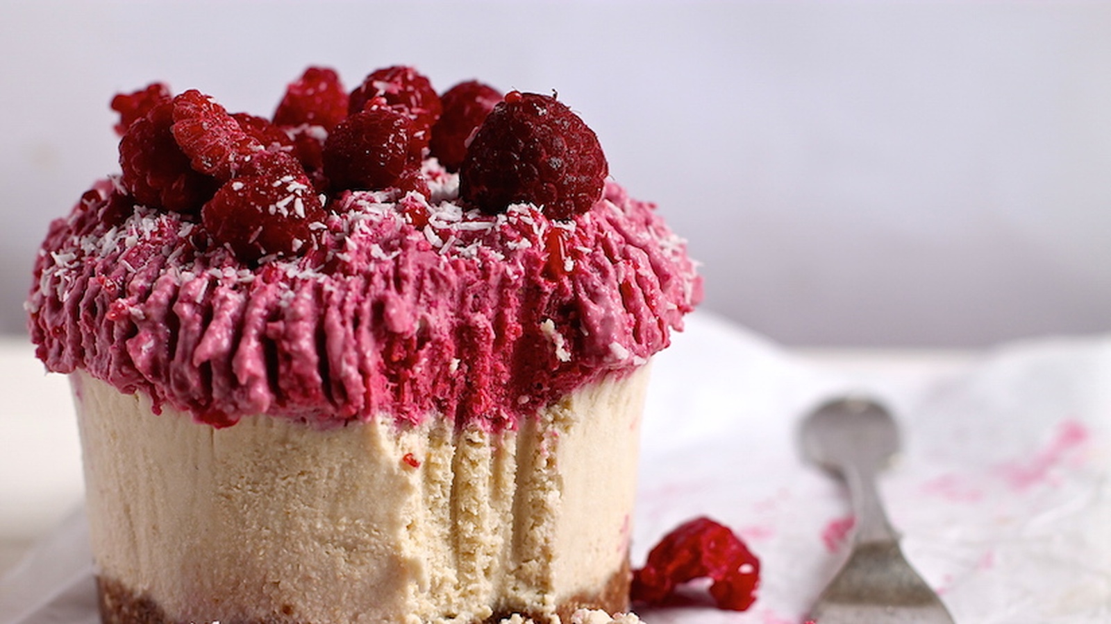 Raspberry And White Chocolate ‘Cheesecake’ (Valentine’s Day Recipe)