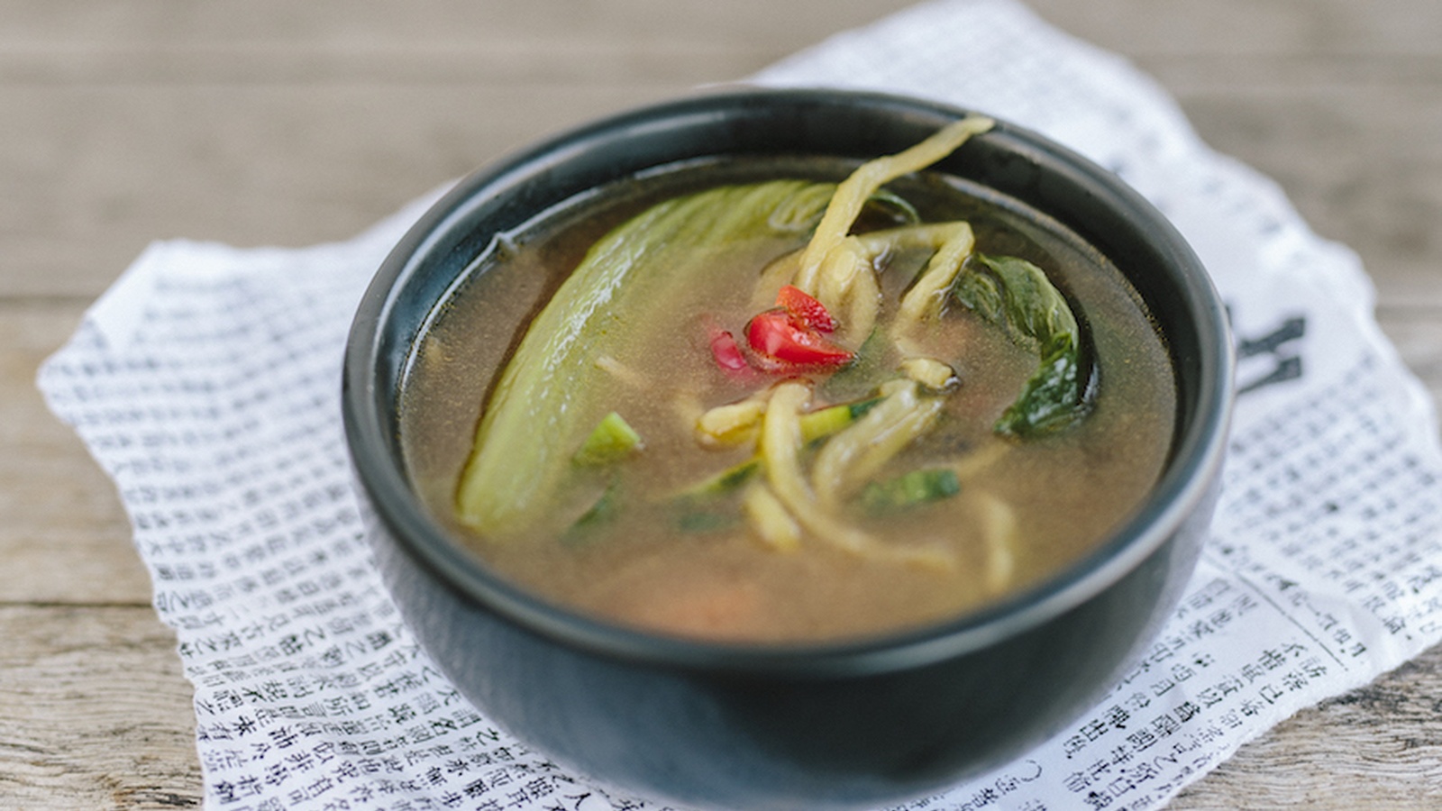 Asian Inspired Zoodle Soup