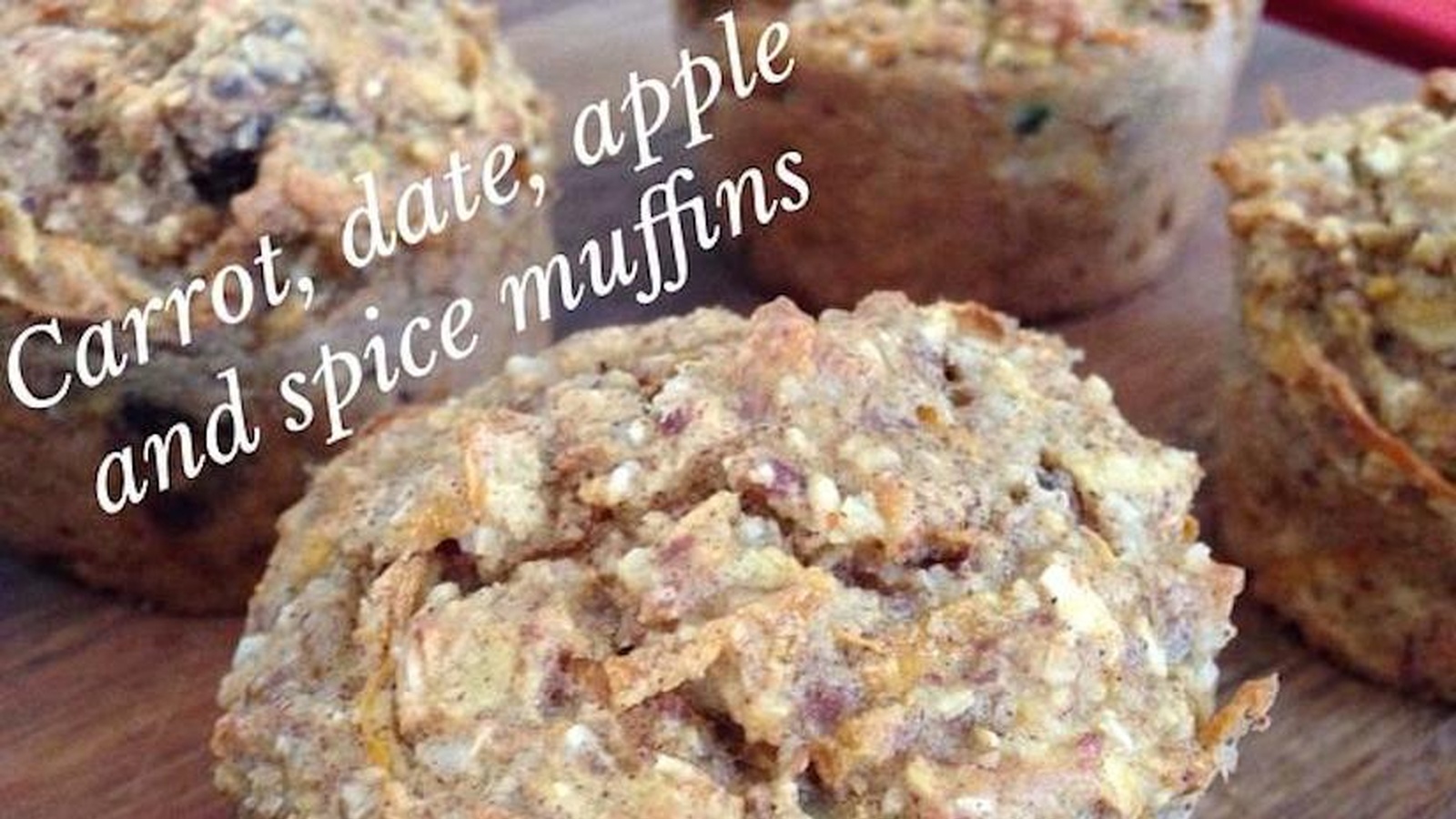 Carrot, Date, Apple & Spice Muffins (Recipe)