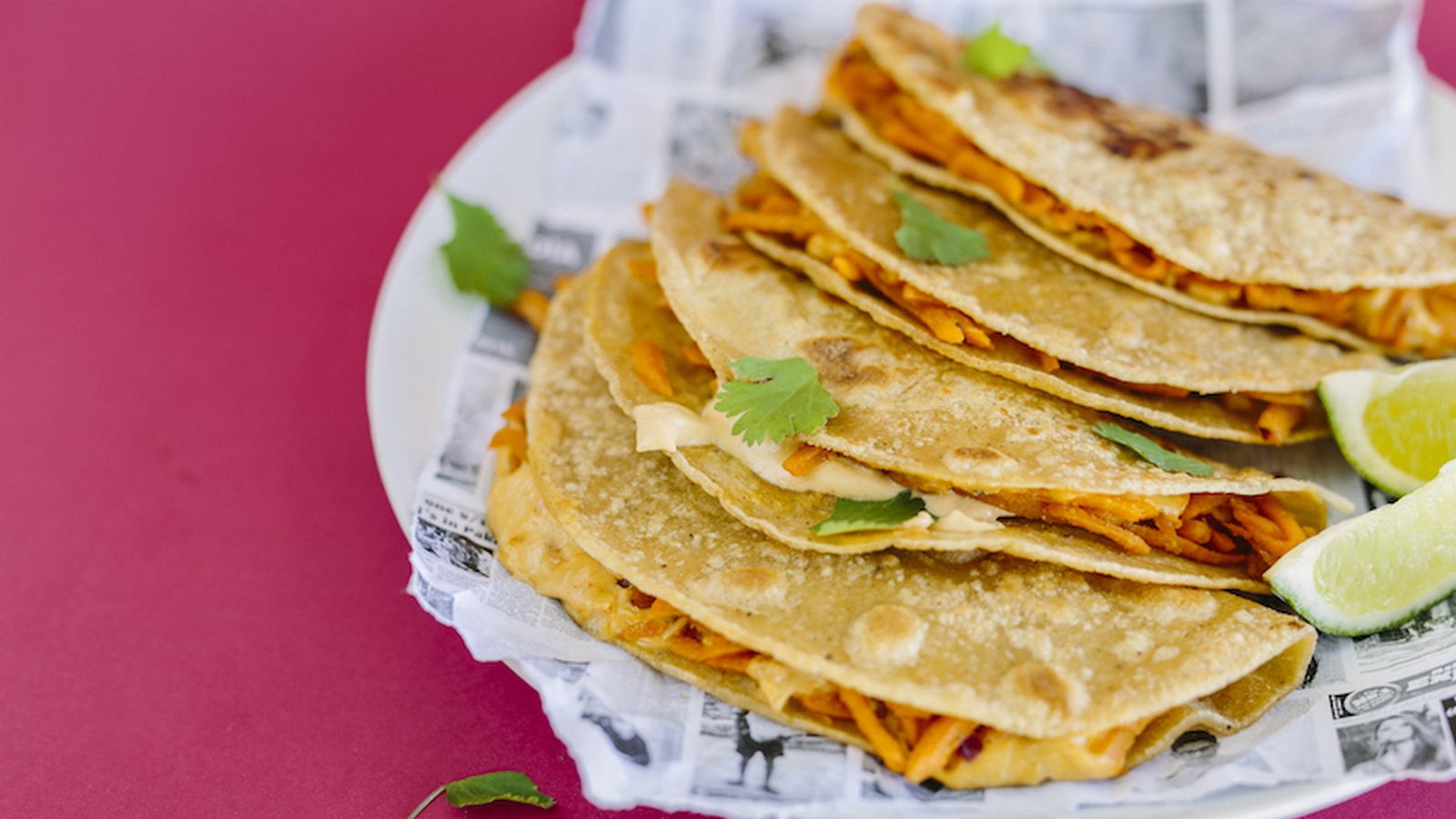 Mexican Sweet Potato Quesadillas