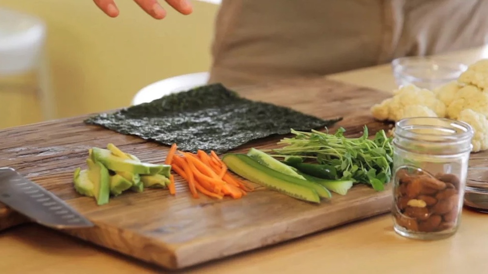 Low-Carb Cauliflower Rice Sushi Recipe