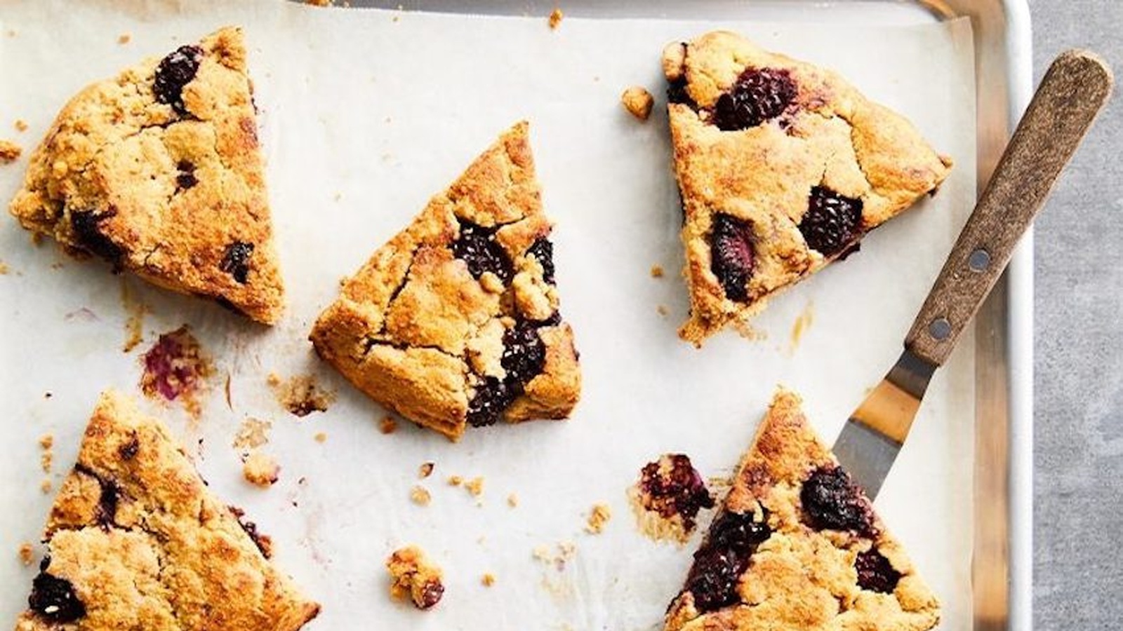 Gluten-Free Orange Blackberry Almond Scones