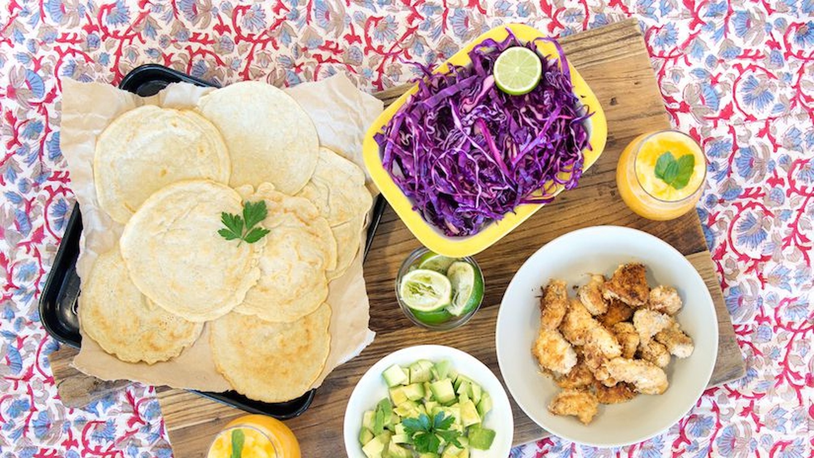 Fish Tacos With Cabbage Slaw And Gluten-Free Tortillas