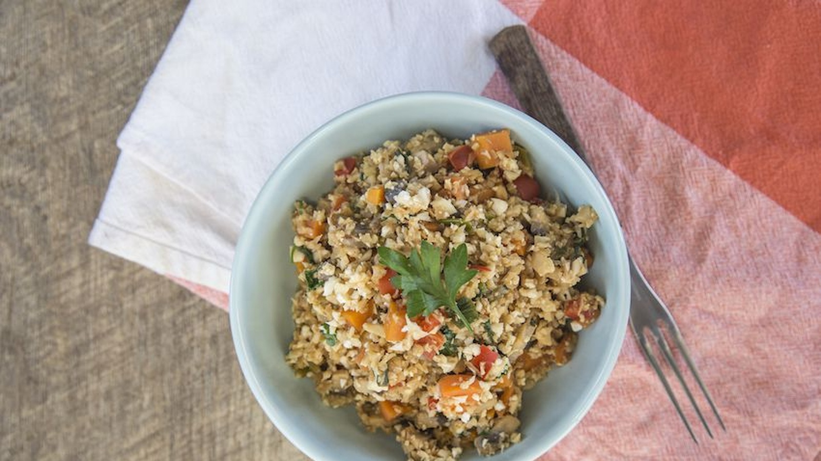 One Pot Dinner: Vegan Fried 'Rice'