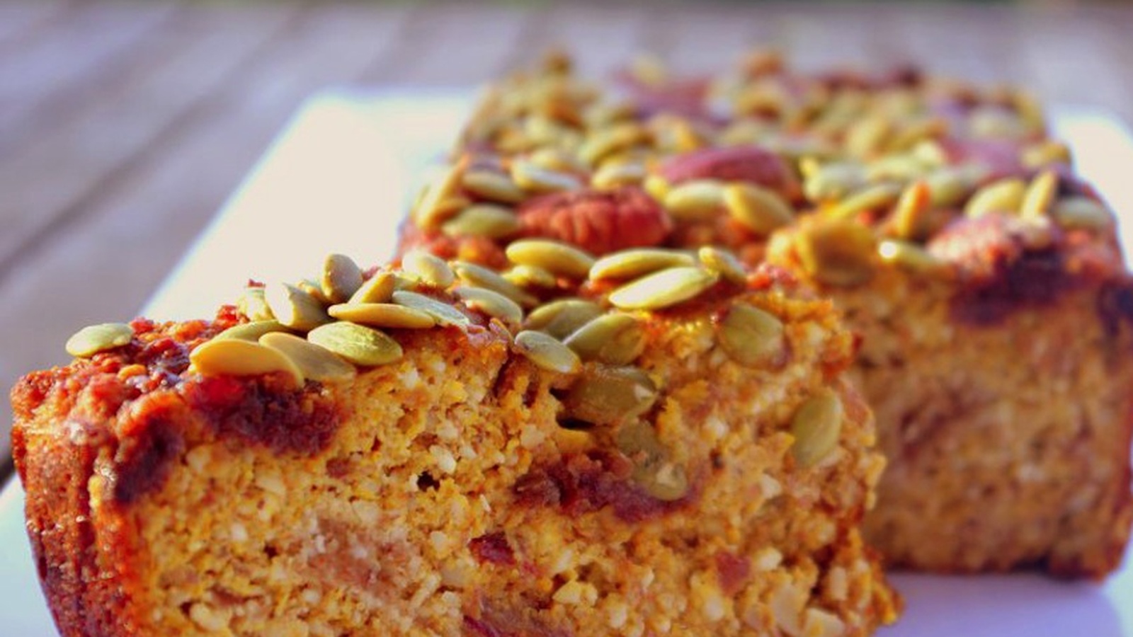 Pumpkin, Date And Almond Loaf