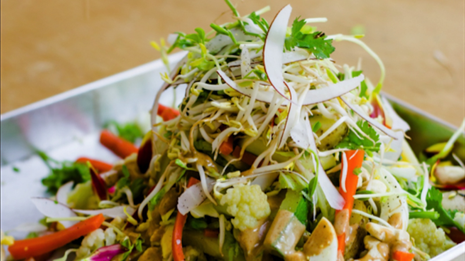 Gado Gado With Almond Satay Sauce (Recipe)