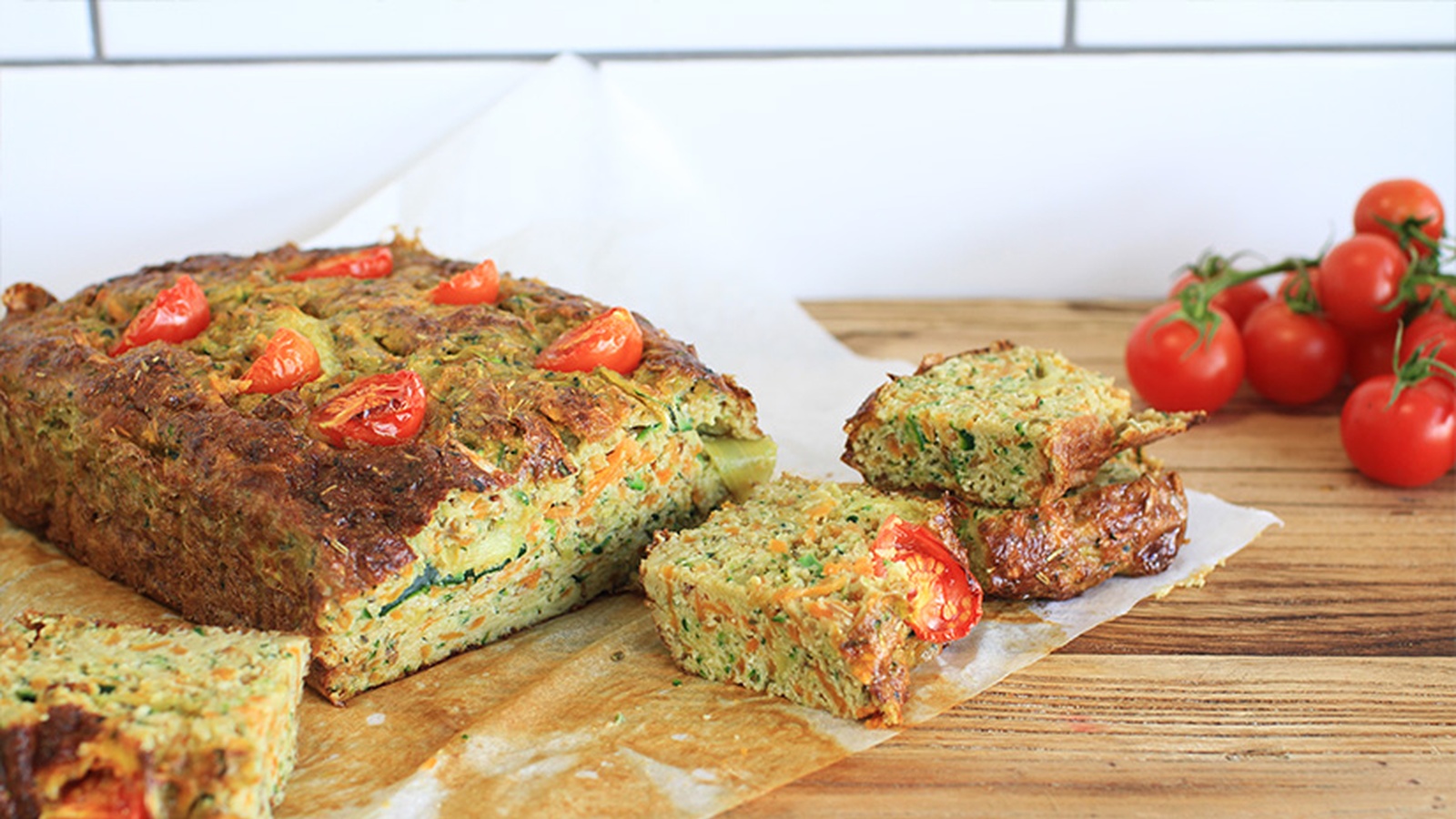 Zucchini & Sweet Potato Slice (Recipe)