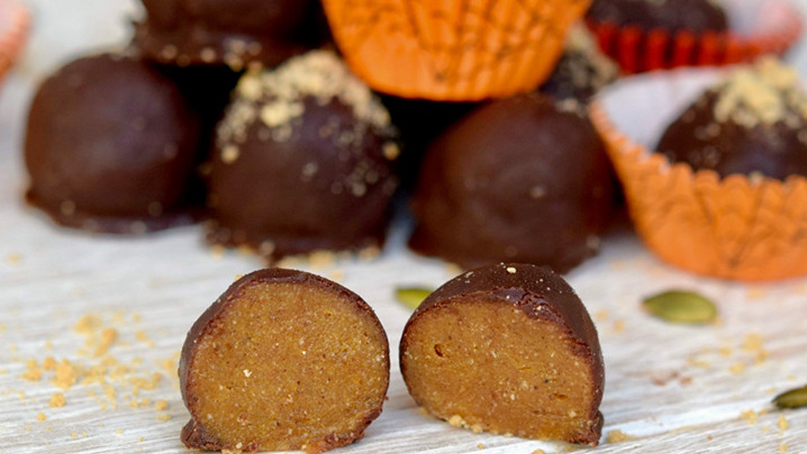 Pumpkin-Spiced Vegan Truffles