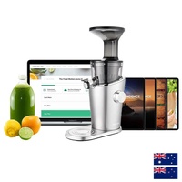 H100 Hurom Premium Cold-Pressed Juicer (Platinum Silver)