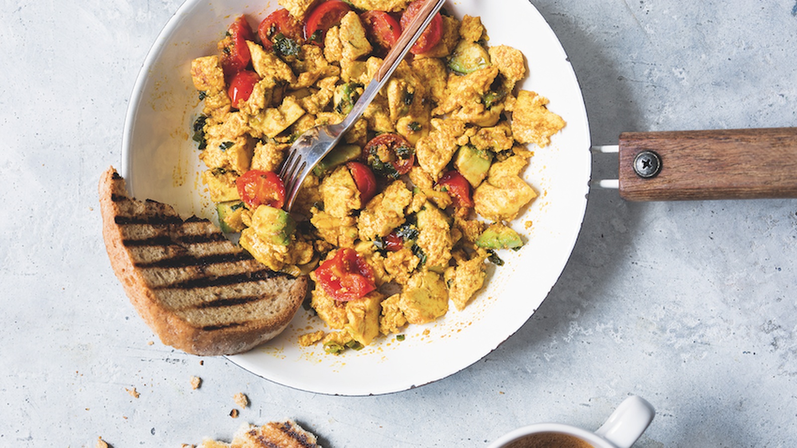 Vegan Spicy Scrambled Tofu