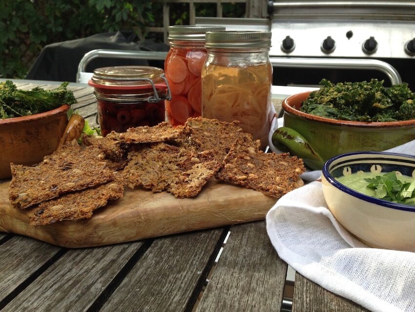 Gluten-Free Quinoa and Seed Crackers | FOOD MATTERS®