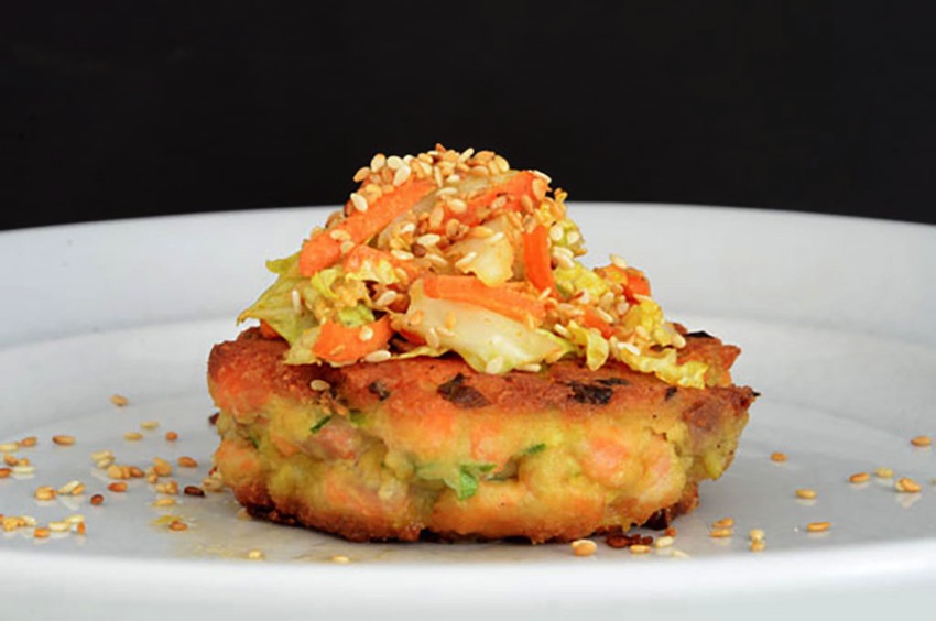 Spicy Salmon Wasabi Burgers | FOOD MATTERS®