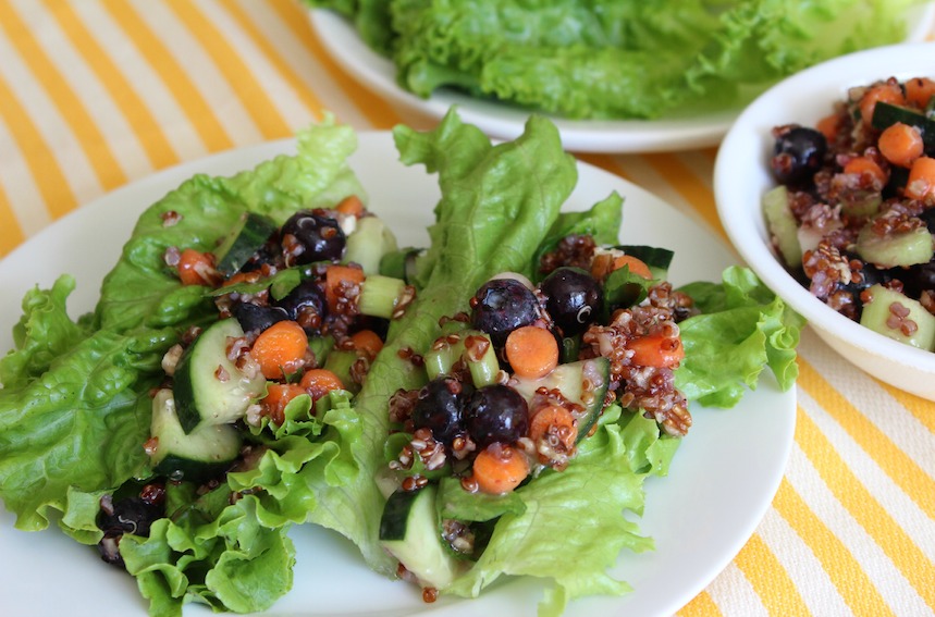 Blueberry Lettuce Wraps | FOOD MATTERS®
