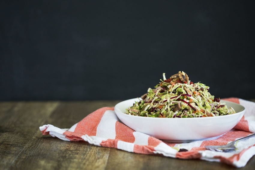 Brussels Sprouts, Cranberry & Walnut Salad | FOOD MATTERS®