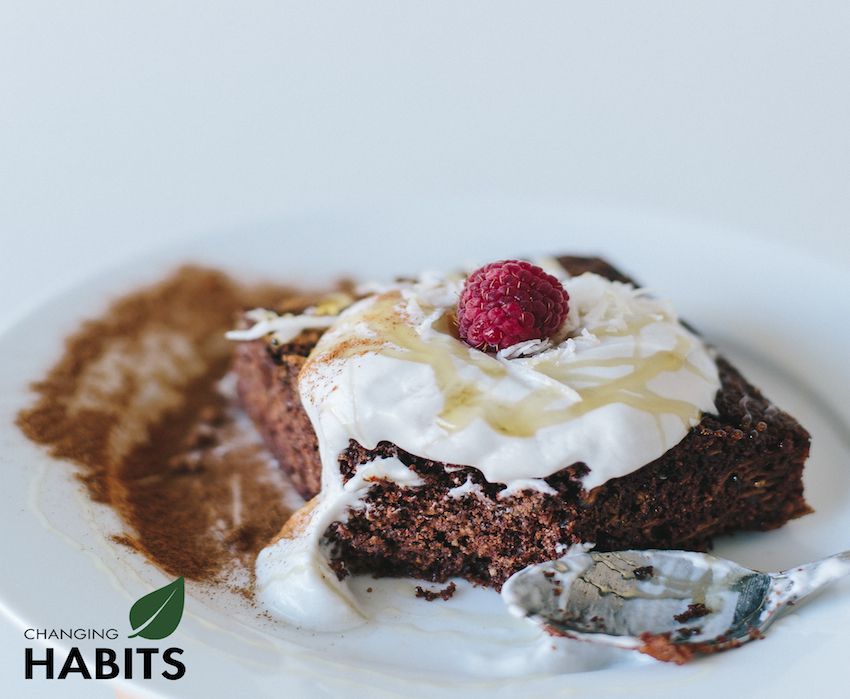 Choc Cinnamon Coffee Cake Squares FOOD MATTERS®