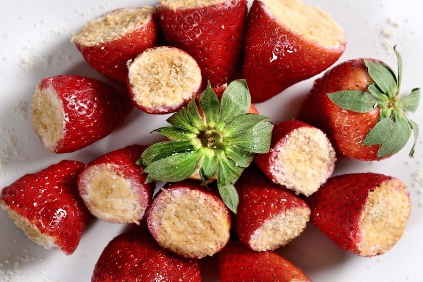Vegan Strawberry Cheesecake Bites | FOOD MATTERS®