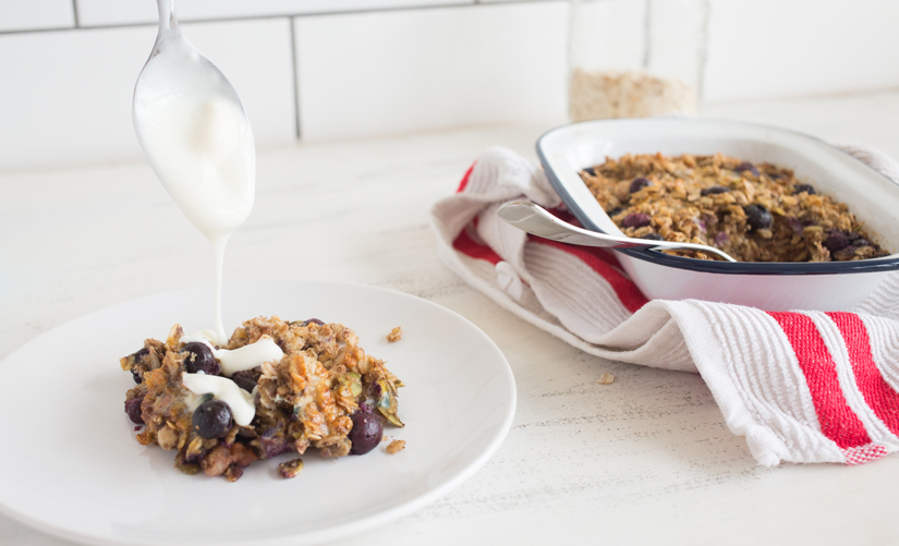 Blueberry Baked Oats (Recipe) | FOOD MATTERS®