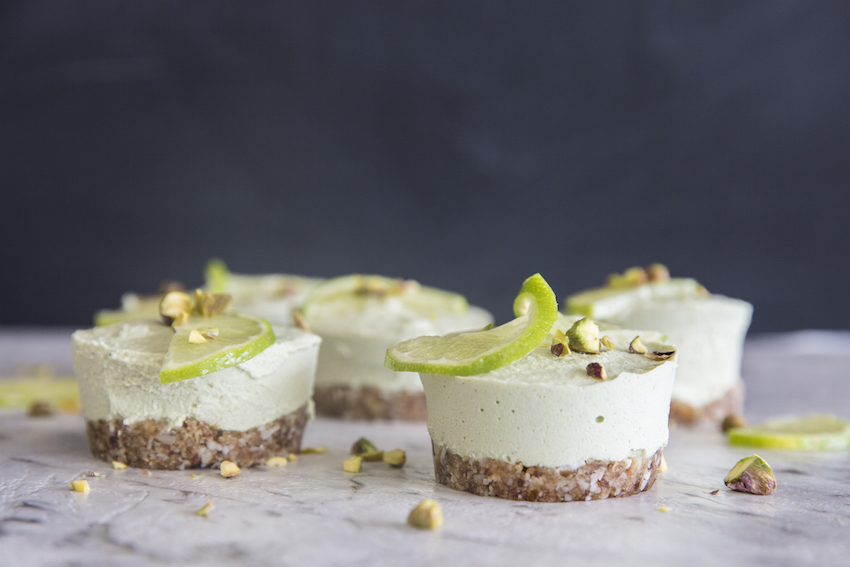 Raw Food That Matters For Your Health And Wellness-Mini Coconut & Lime 'Cheesecakes'