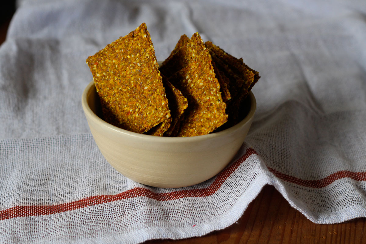 Raw Vegetable Juice Pulp Crackers Leftovers Put To Good Use Recipe
