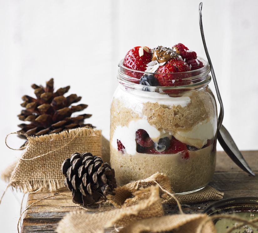 Layered Quinoa Trifle (Christmas Recipe) | FOOD MATTERS®