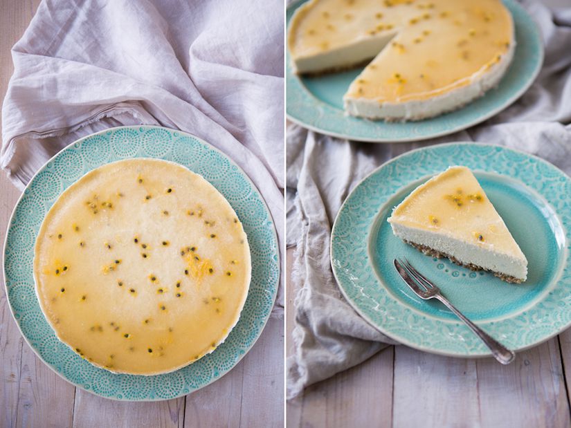 Drool Worthy Vegan Passionfruit 'Cheesecake' | FOOD MATTERS®