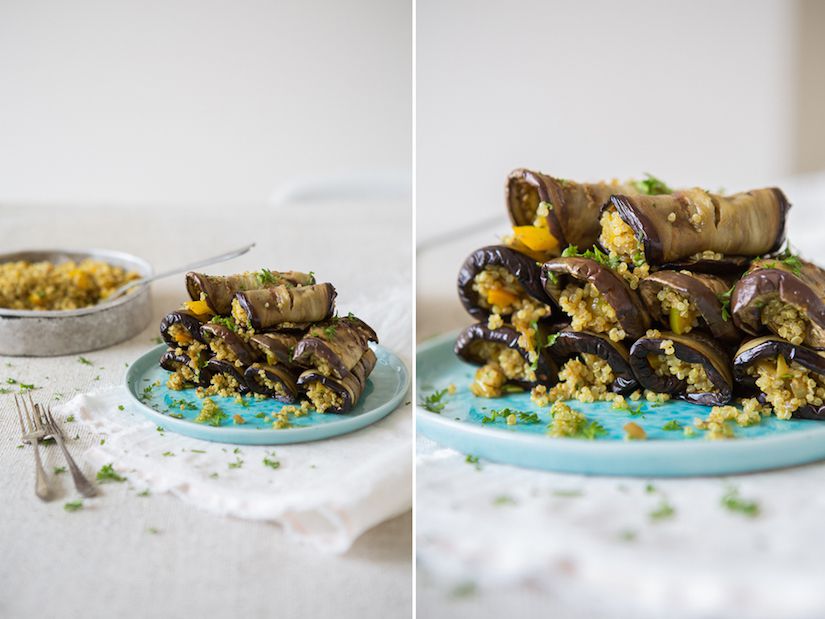 Spiced Quinoa And Eggplant Rolls (Recipe)
 | FOOD MATTERS®