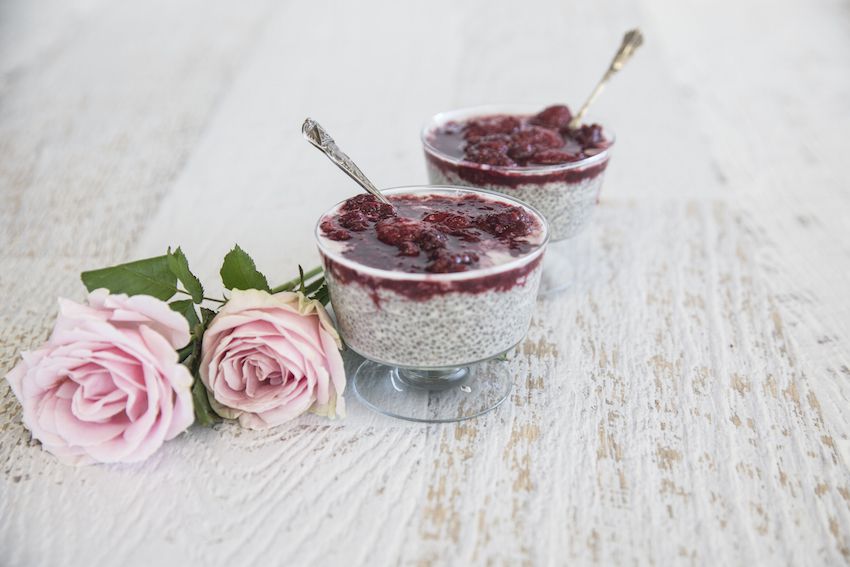 Vanilla & Rosewater Chia Seed Pudding | FOOD MATTERS®