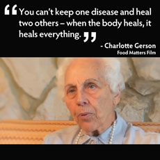 Charlotte Gerson Quote