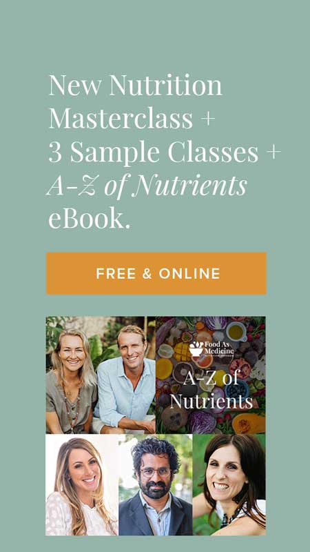New Nutrition Masterclass & 3 Sample Classes & A-Z of Nutrients Ebook